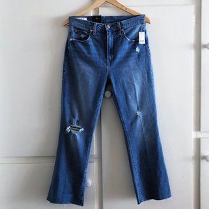 GAP High Rise Kick Fit Jeans - Size 29 / 8 - NWT